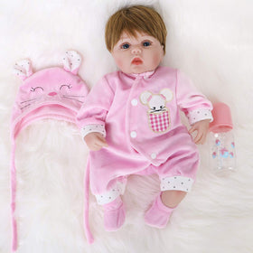 ENADOLL Pink Mouse Baby gift set packaging ready for gifting.