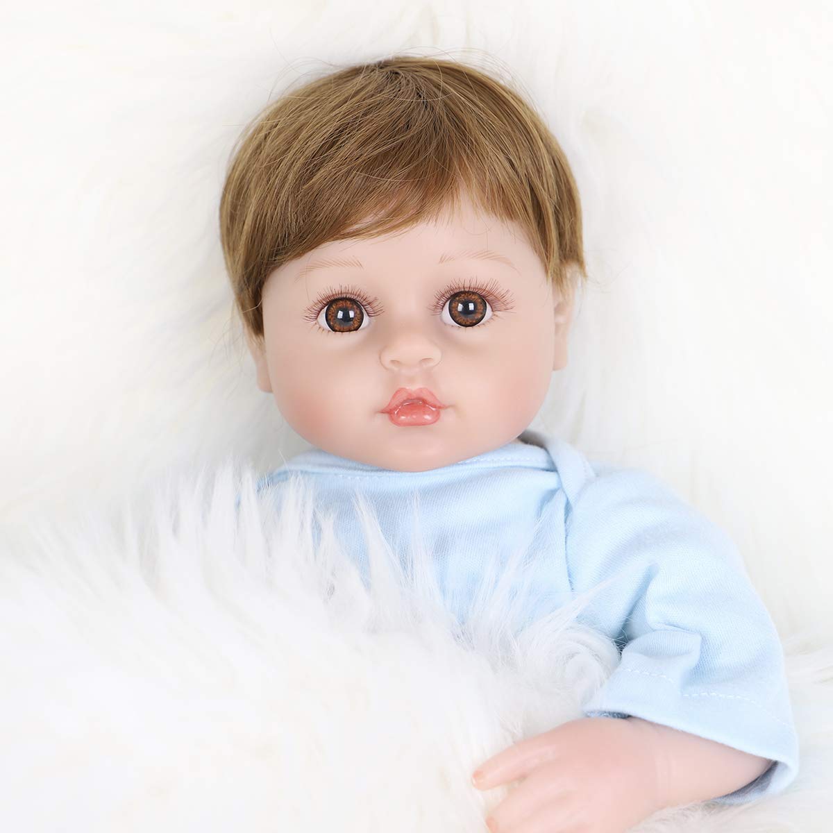 ENADOLL weighted body provides authentic heft for nurturing play