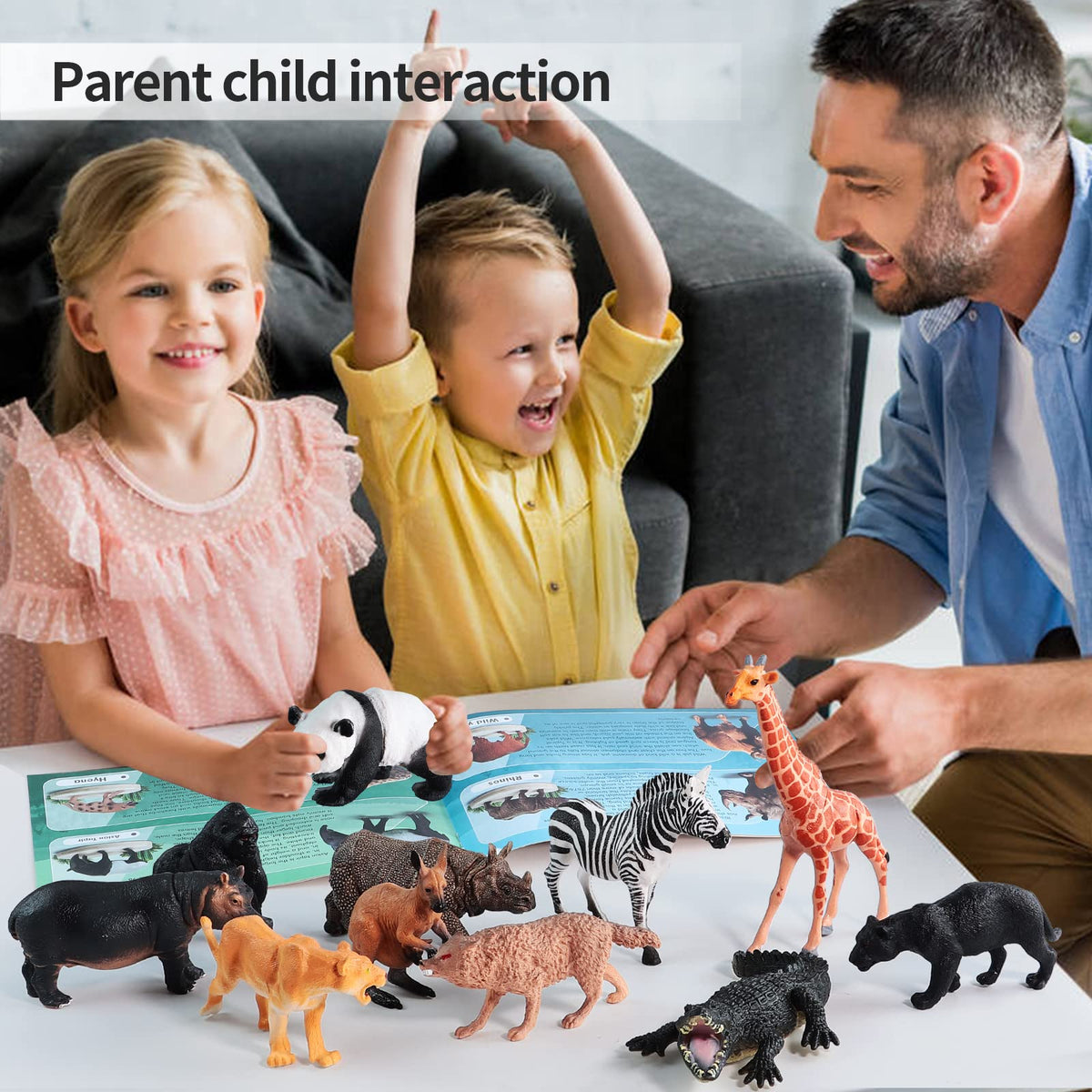 EnAuRoL compact 3-5 inch figures are easy for small hands to handle.