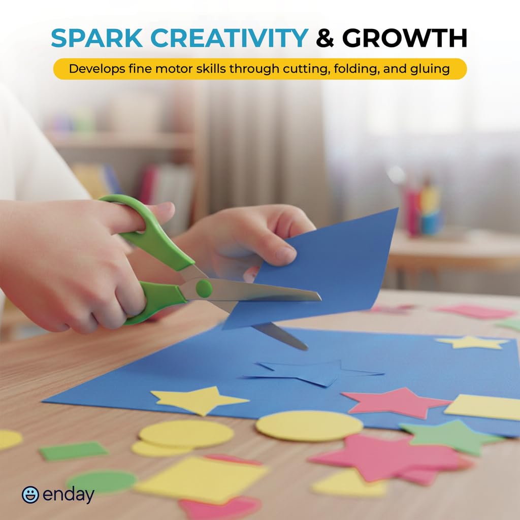 Enday construction paper suitable for cards, collages, and colorful school displays