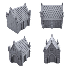 EnderToys Mausoleum Tombstone Row offers atmospheric cover for narratives
