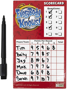 Endless Games Everybody Knows! game-night setup ideal for home, trips, camping.