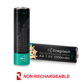 Enegitech AA battery withstands extreme heat and cold.