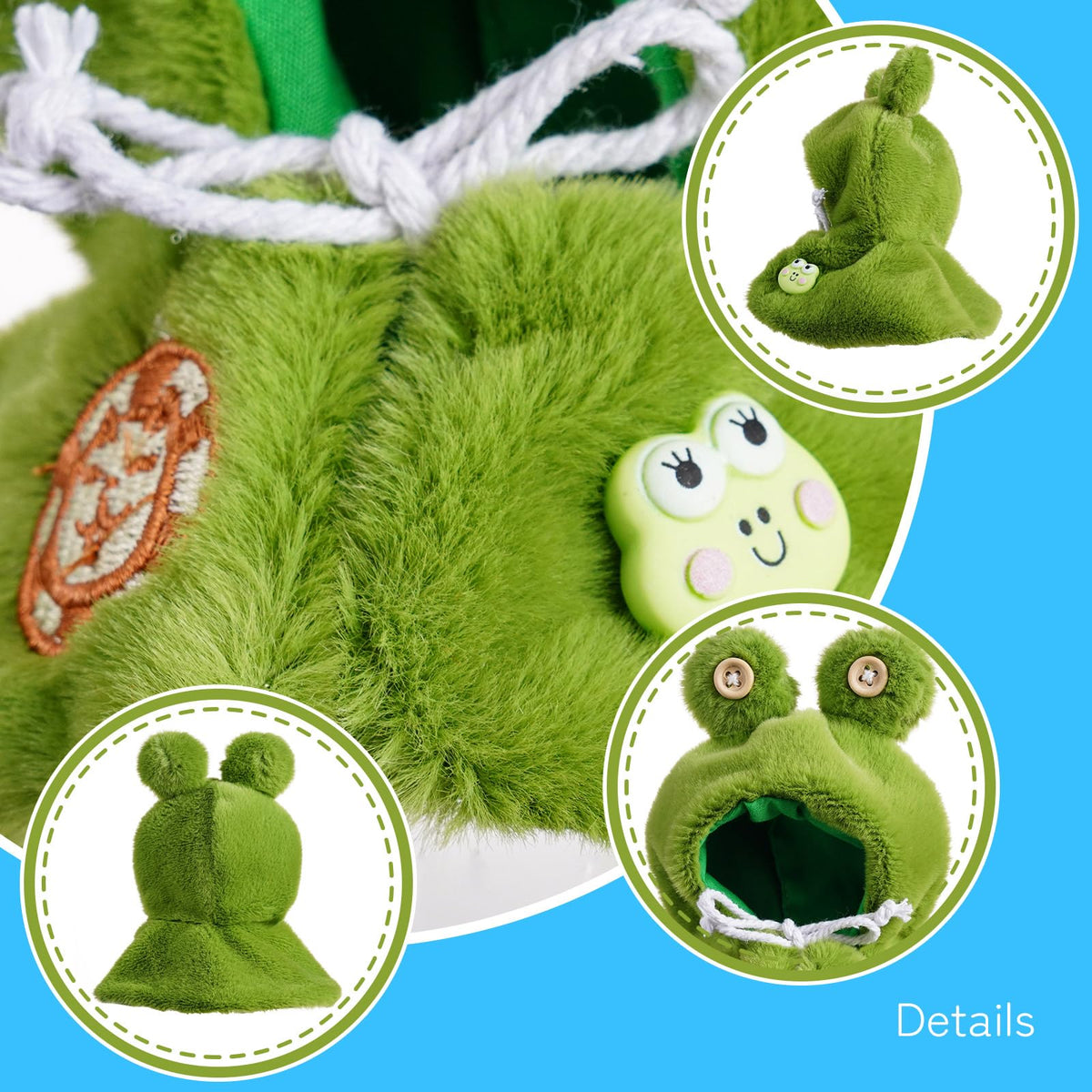 Energize Lab Eilik furry cape chick supports adorable costumes