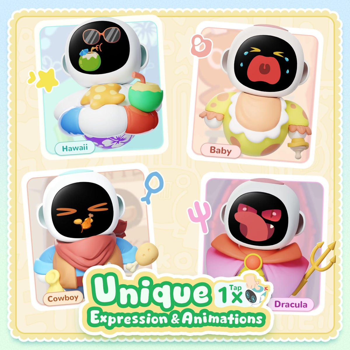 Energize Lab Eiliko animations on display illustrate dynamic character interactions.
