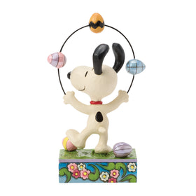Enesco hand-painted stone resin craftsmanship highlights folk-art aesthetics.