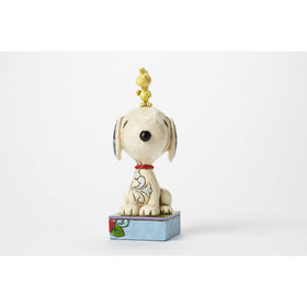 Stone resin Snoopy figure, 5-inch height, durable and detailed.