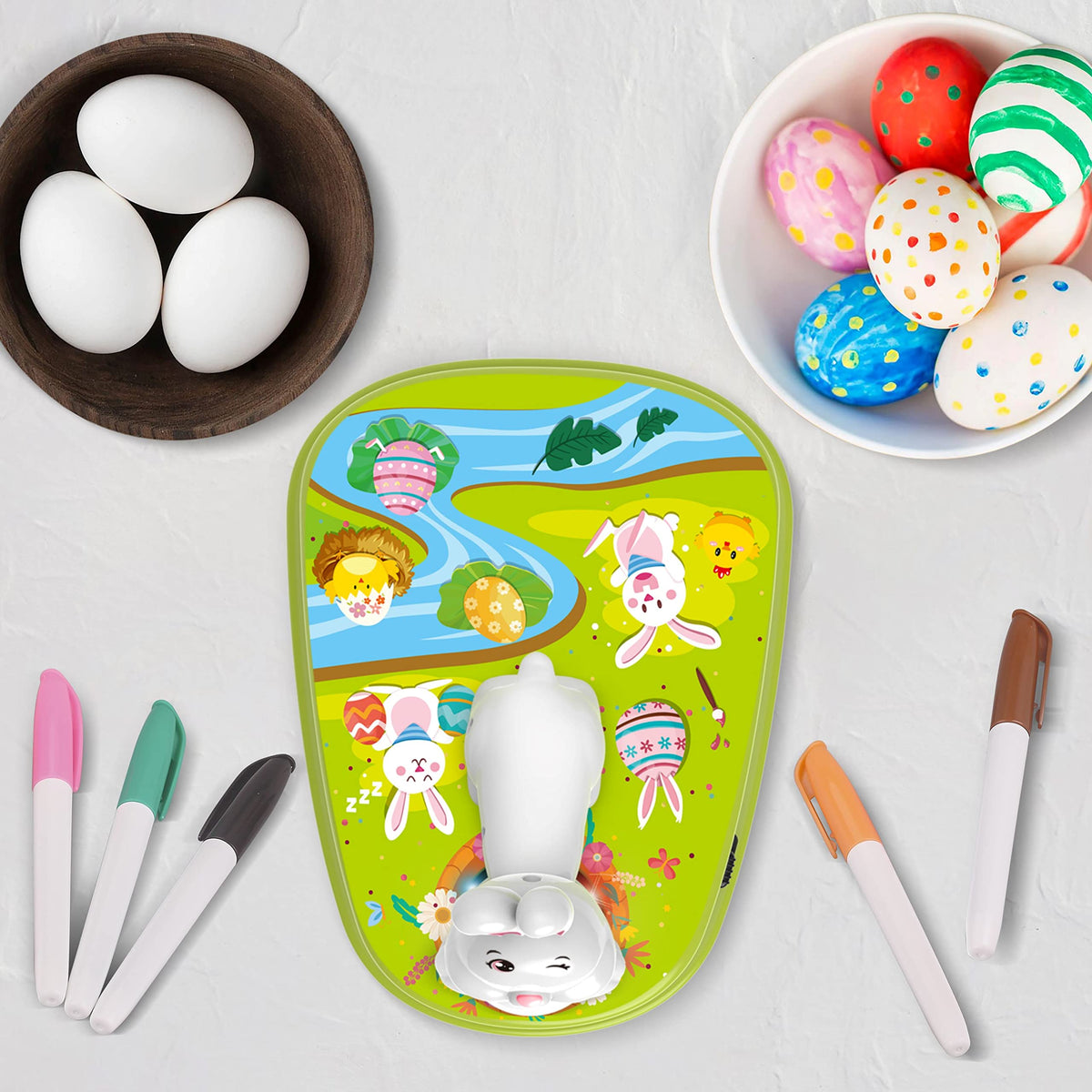 Engfa 12-dye-markers-set for vibrant, quick-drying Easter egg art