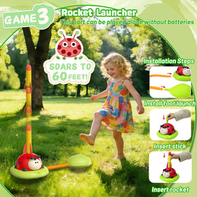 Engfa baseball toy with bat and balls for solo or group play