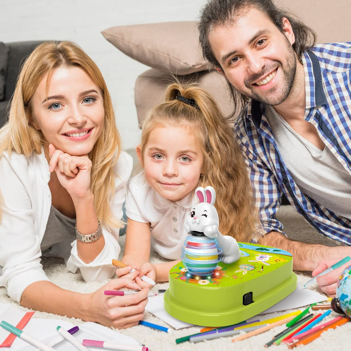 Engfa egg-decorating-machine demonstrates smooth rotation
