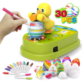 Engfa Easter egg decorating spinner in action for mess-free coloring and rotation