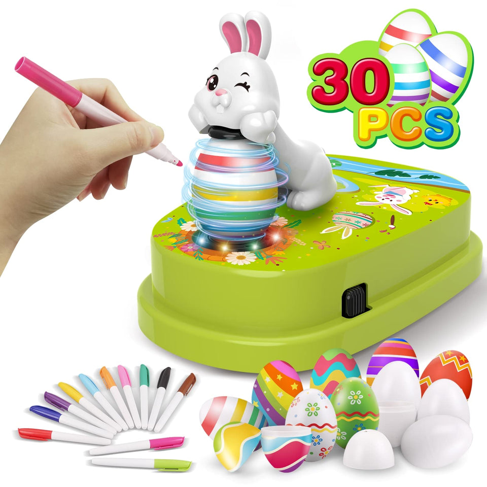 Engfa Easter Egg Spinner Decorator in action for clean egg art