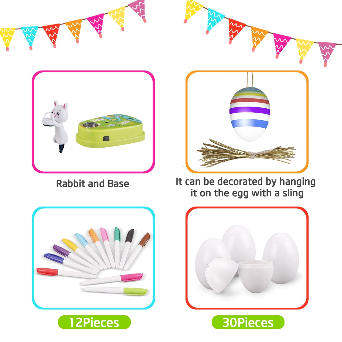 Engfa egg spinner rotates eggs for smooth decorating
