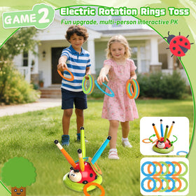 Engfa spinning ring toss games for family garden fun