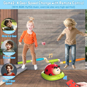 Engfa toss ring game scene with multiple kids playing together.