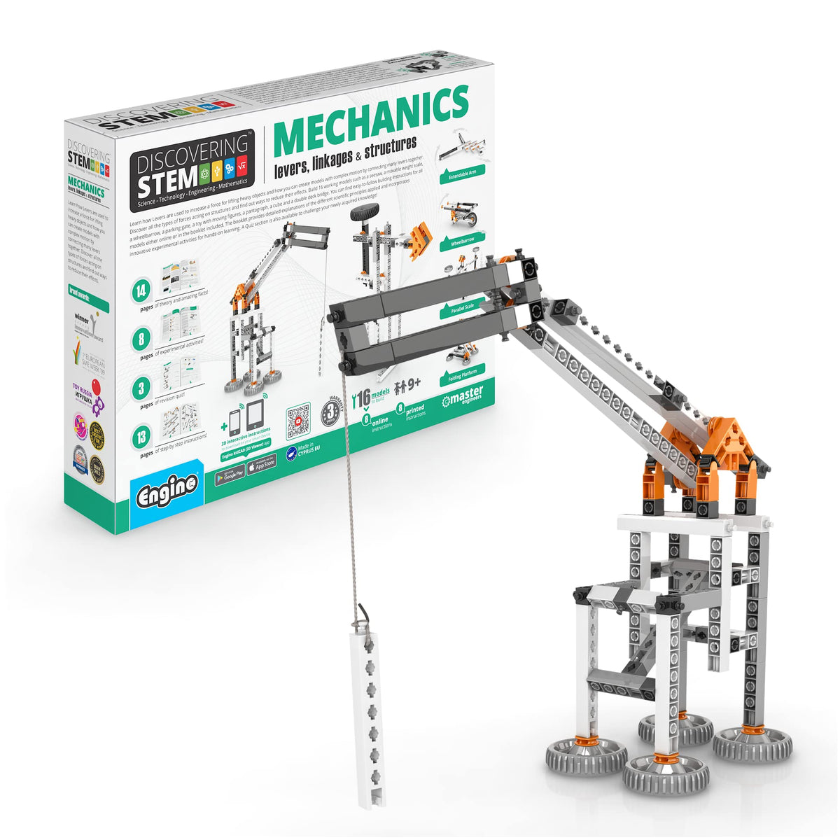 Engino Mechanics lever seesaw model showing force and balance in action