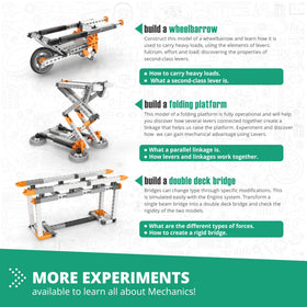Engino Mechanics virtual build app enabling 3D VR experimentation