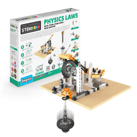 Engino inertia model demonstrates motion resistance for hands-on learning.