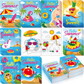 Engrowtic 120-pack summer coloring books packaging for bulk party favors and classrooms