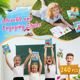Engrowtic summer coloring book set ideal as gifts for classroom events