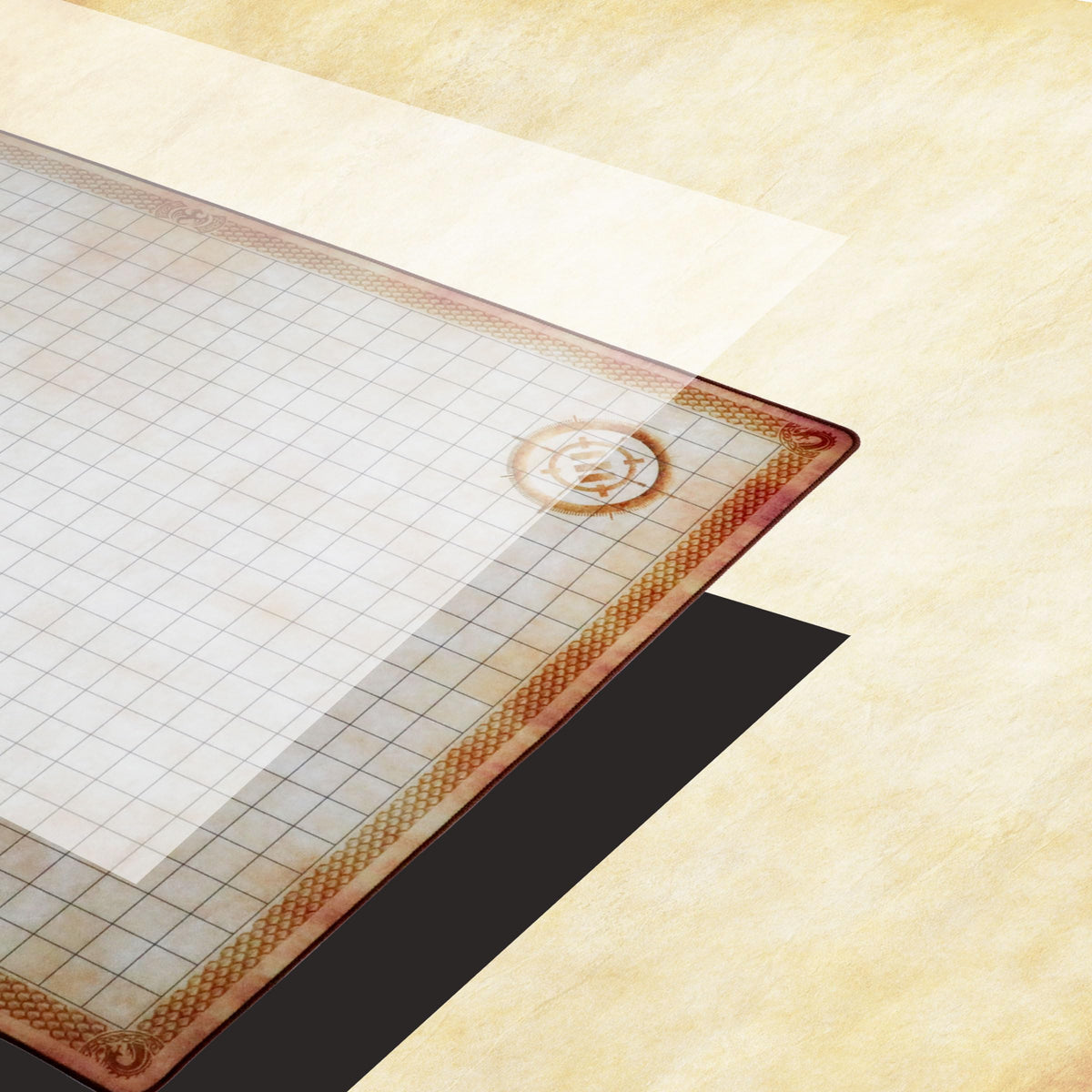 ENHANCE erasable parchment grid mat lets you redraw scenes without ghosting