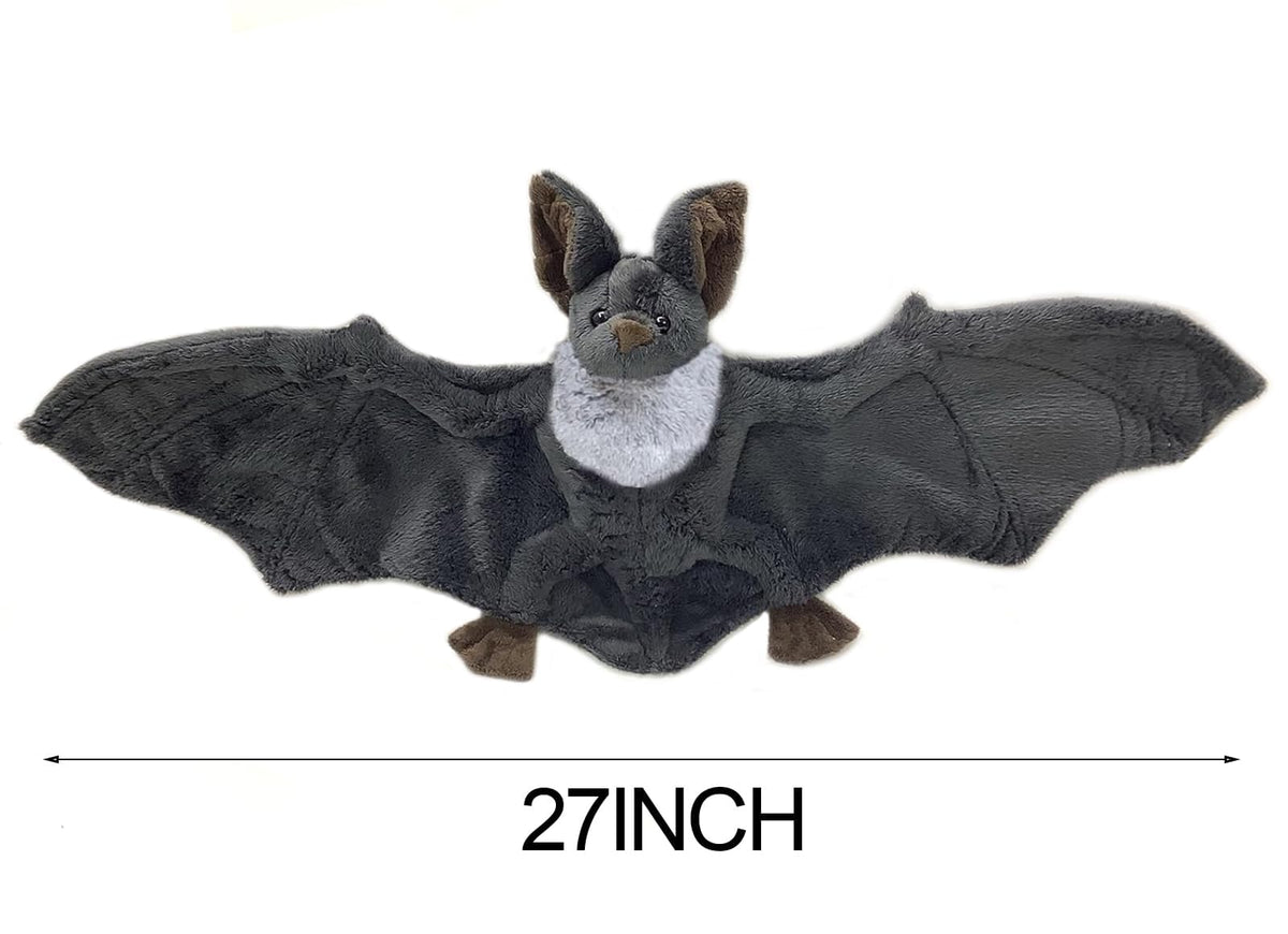 Enivtfz bat plush with soft fabric and breathable fill.