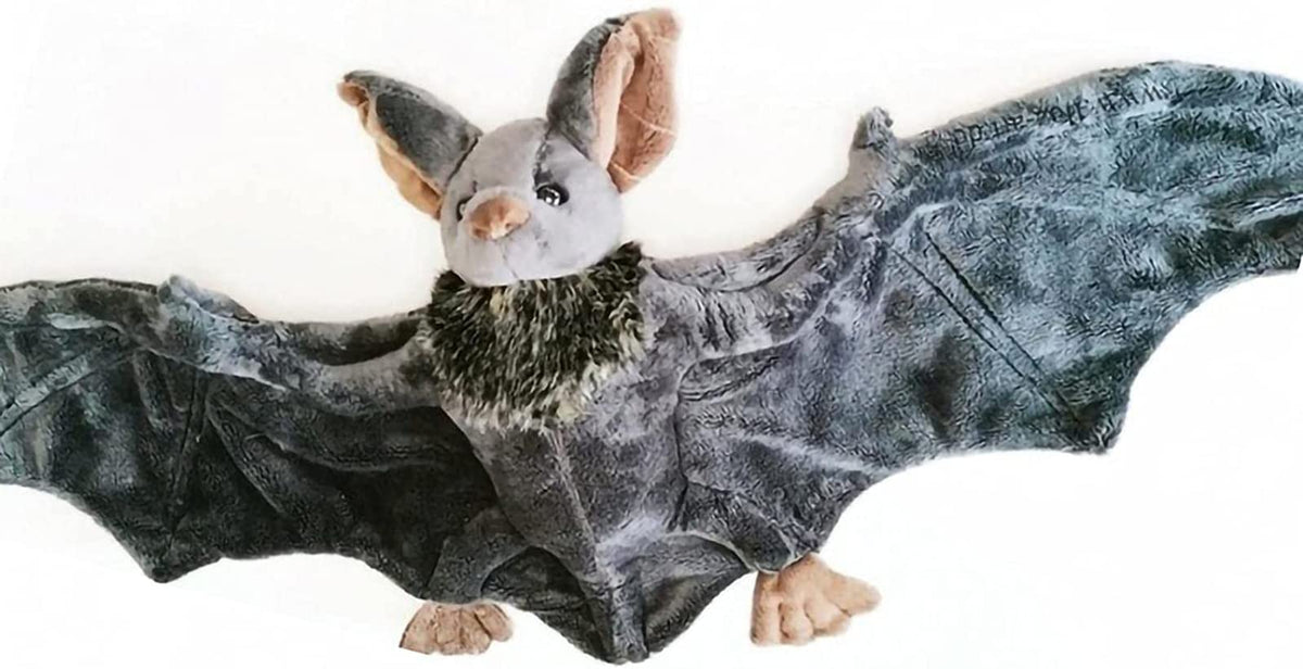 Enivtfz bat plush dimensions 11.81 inches with generous wingspan.