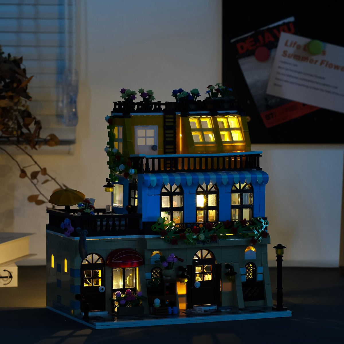 ENJBRICK City Hotel building kit assembly promotes focus, planning, and patience during construction.