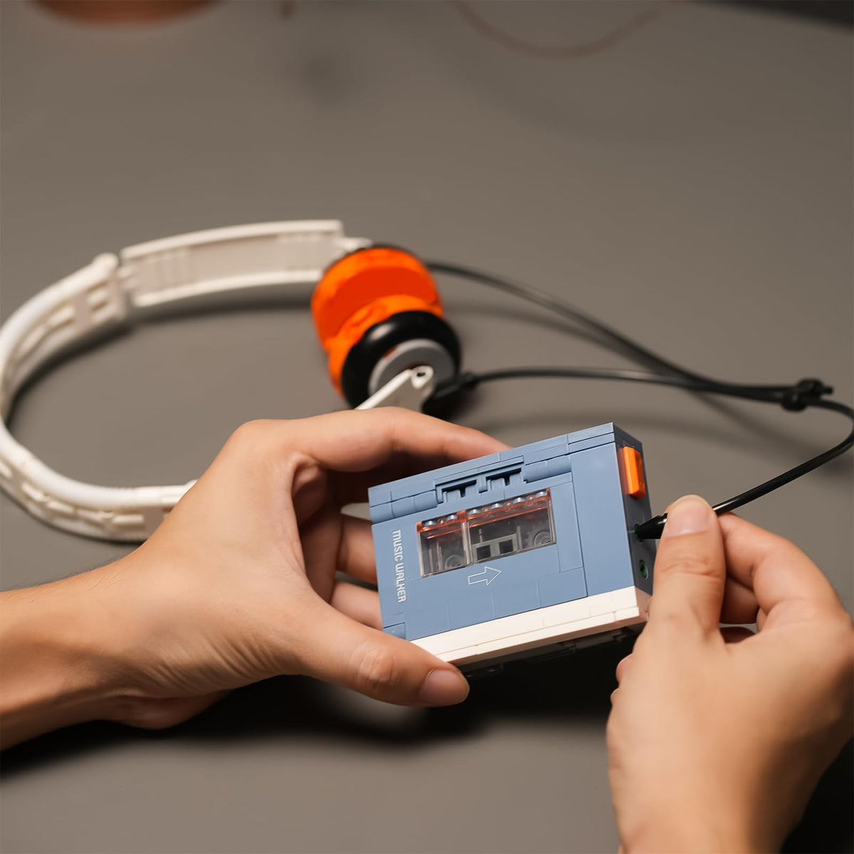 ENJBRICK Creator Music Player visible tape element with nostalgic appeal