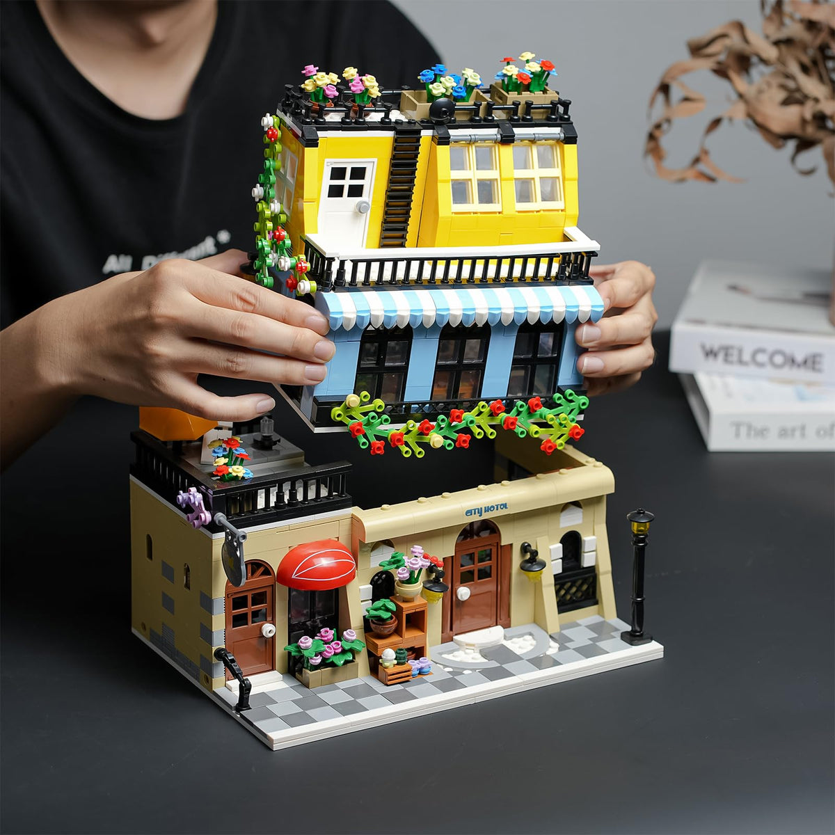 ENJBRICK Packaging box includes clear instructions for a smooth assembly experience.