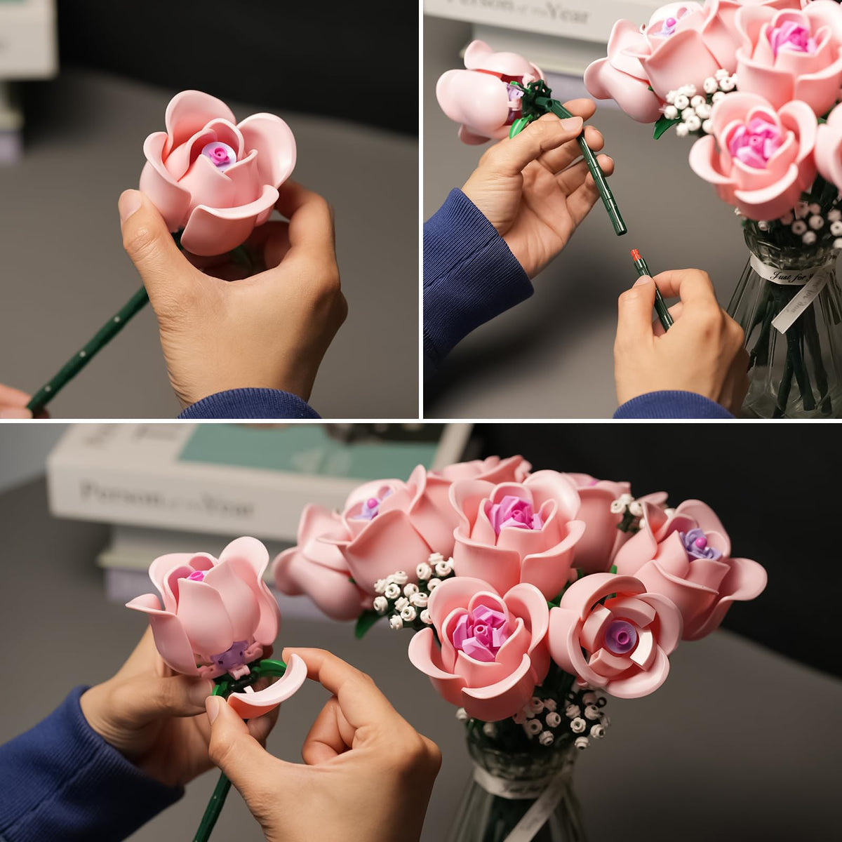 ENJBRICK LEGO-compatible stems allow seamless integration with existing builds