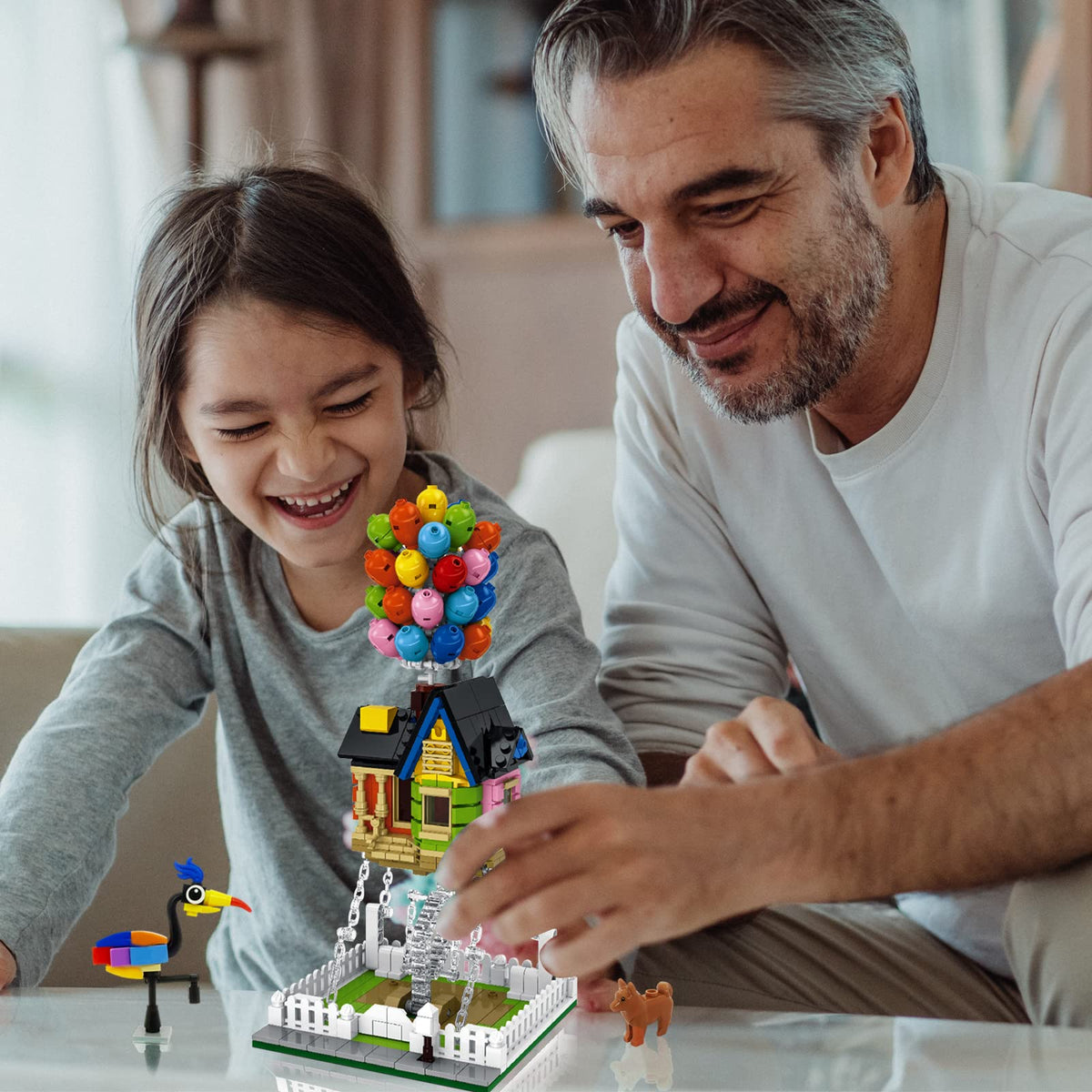 ENJBRICK Up Balloon House ideal gift for ages 8-14 and family activities.