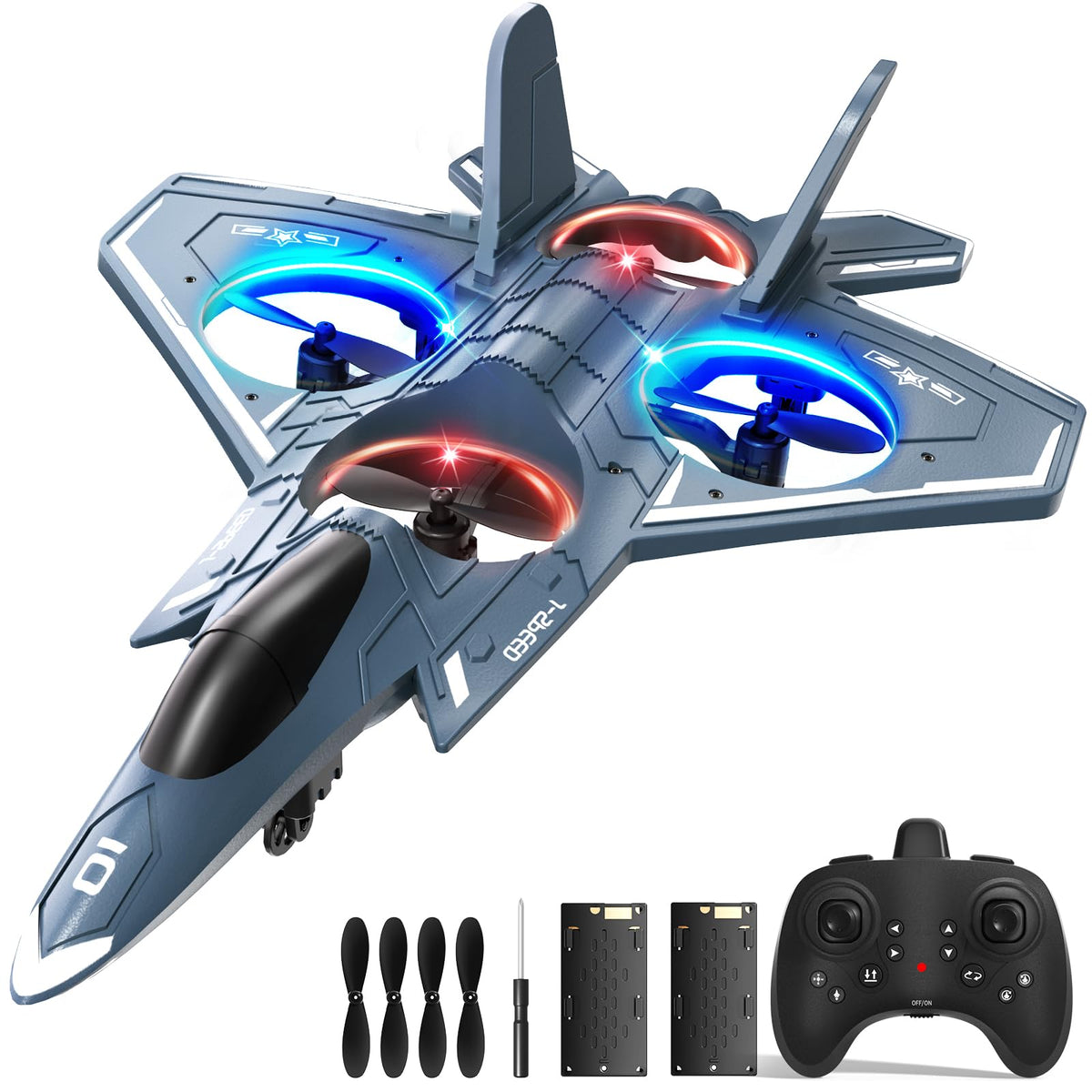 ENJOYFLY foam RC airplane performing a 360° flip for immersive fun indoors or outdoors.