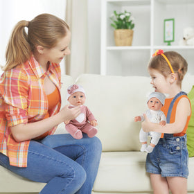 Enjoyin twins dolls with hug friendly size for small arms