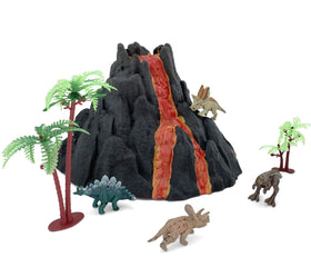 Enjoyin T-Rex figure from volcano playset sparks action-packed storytelling