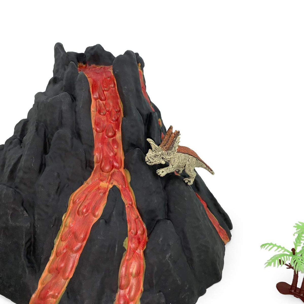 Enjoyin Triceratops figure included for friendly prehistoric scenes