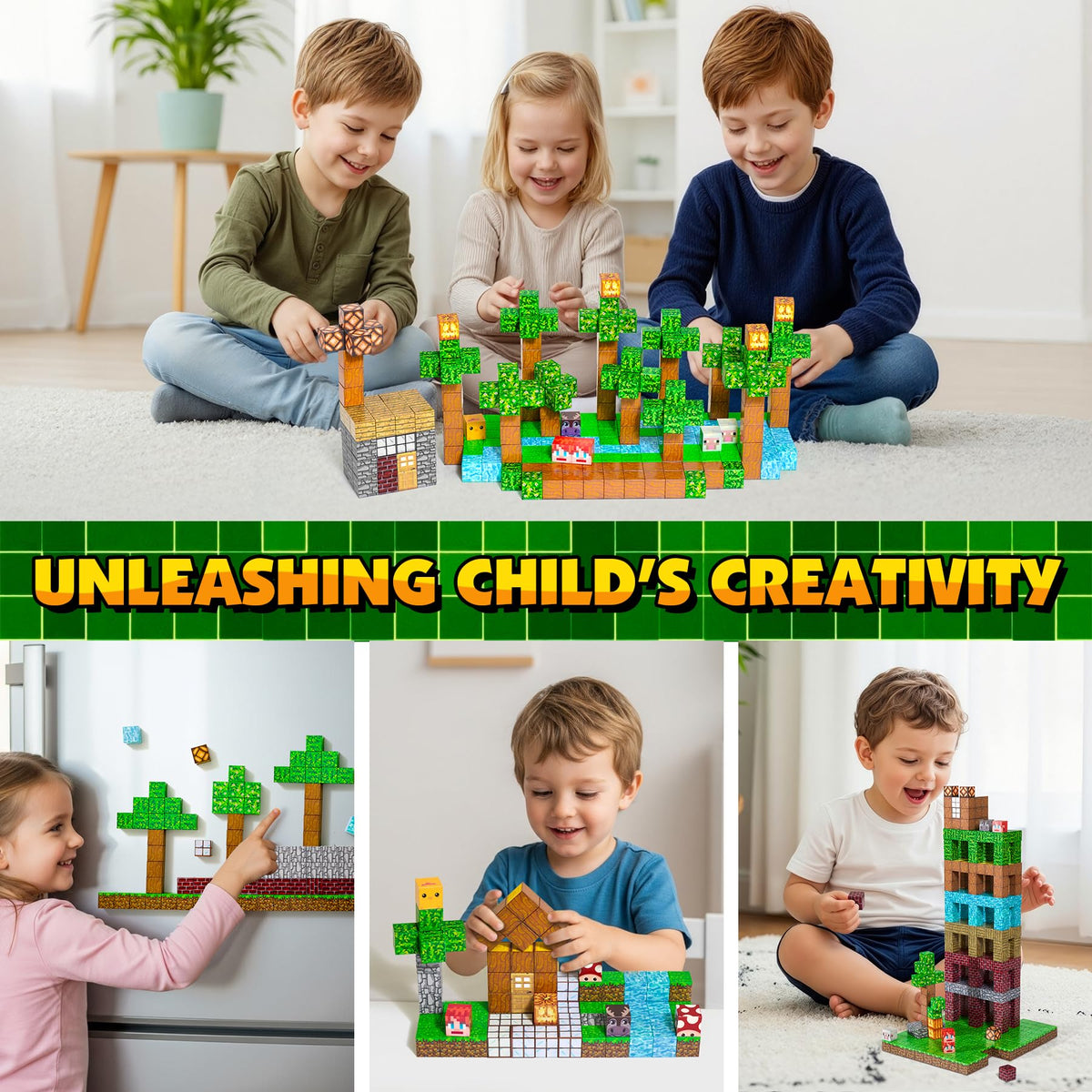 Enjoyjoy architectural bridge creation demonstrates spatial reasoning in action.