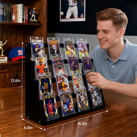 Enklogic accommodates PSA graded cards and holders for secure display.