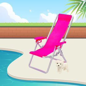 ENOCHT doll beach chairs for a cozy poolside scene