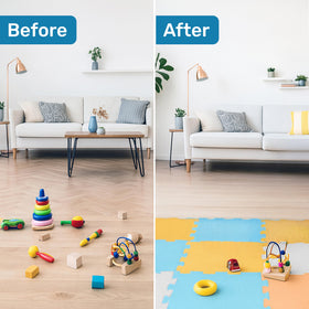 Enovoe colors and designs keep kids engaged during floor play.