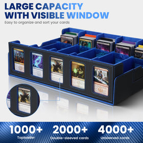 Enrichovo 24 dividers and 10 stoppers customize your MTG or sports card layout.