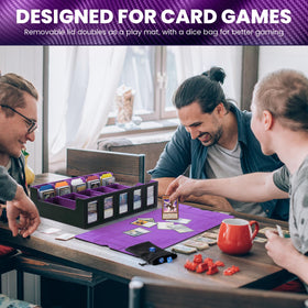 Enrichovo 5-row organizer reveals large capacity to hold thousands of cards.