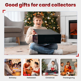 Enrichovo gift-ready card collectors case for stylish storage