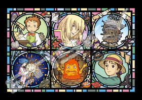 Ensky Howl's Moving Castle art crystal puzzle—208 pieces for a luminous window display.