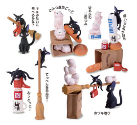 Ensky Jiji Nosechara figures in vibrant colors and compact size.