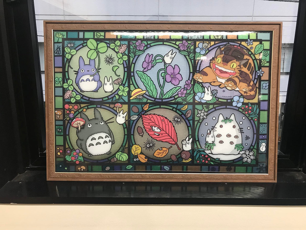 Ensky Totoro characters scenes Art Crystal Puzzle suitable for shelves or windows