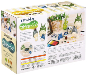 Ensky Totoro nesting dolls blue Totoro adds playful color to shelves