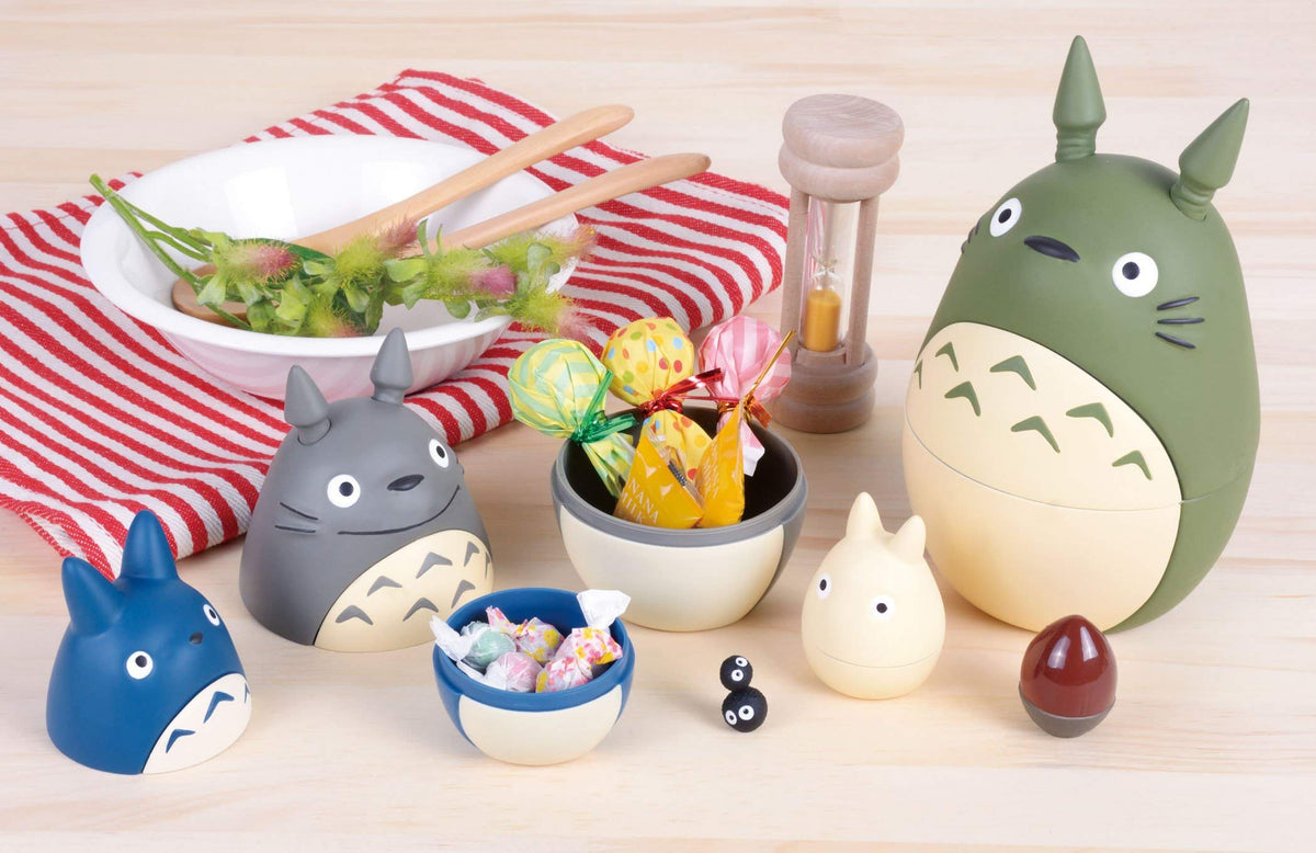 Ensky Totoro nesting dolls product box with Bluefin label confirms licensed merchandise