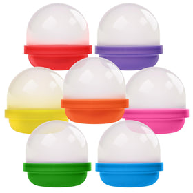 Entervending 2inch frosty-clear acorn capsule for transparent prize rewards.