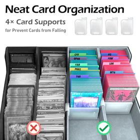 ENTUMO 4-Row box capacity display illustrates large storage ability.